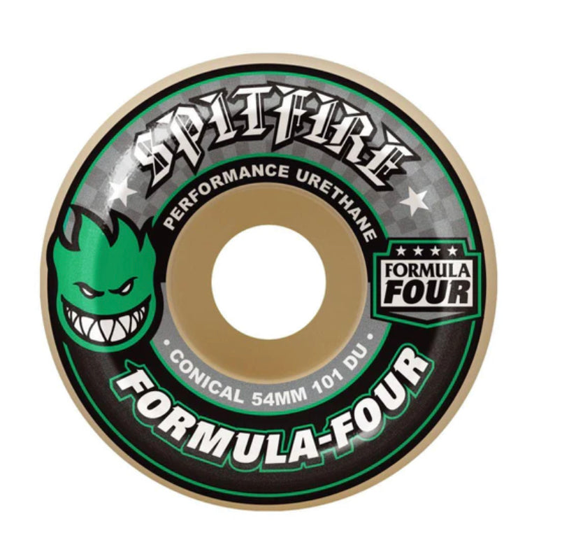 Spitfire - F4 101 Conical Wheels - Green
