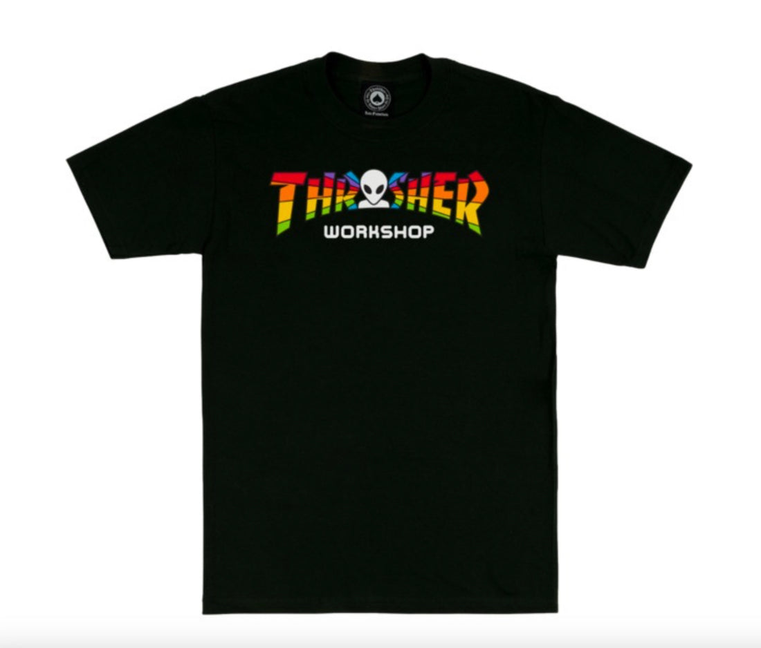 Thrasher Shirt Spectrum Tee Black