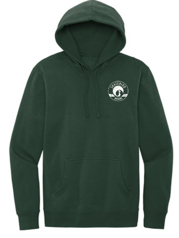 SkateBird Miami - Fleece Hoodie - Olive