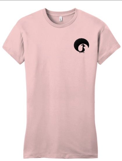 Skatebird Women's Fitted Shirt Very Important Tee - Pink